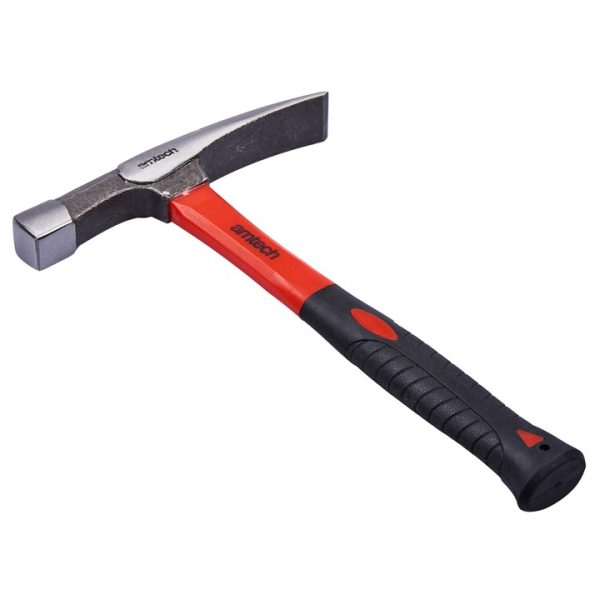 Brick hammer with fibreglass handle