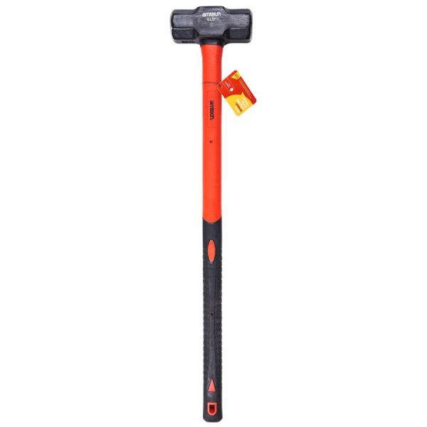 2.7kg (6lb) Sledge hammer with long fibreglass shaft