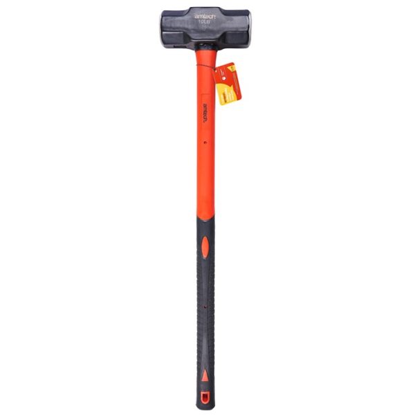 4.5kg (10lb) Sledge hammer with long fibreglass shaft