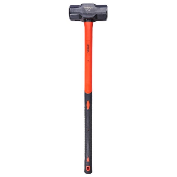 4.5kg (10lb) Sledge hammer with long fibreglass shaft