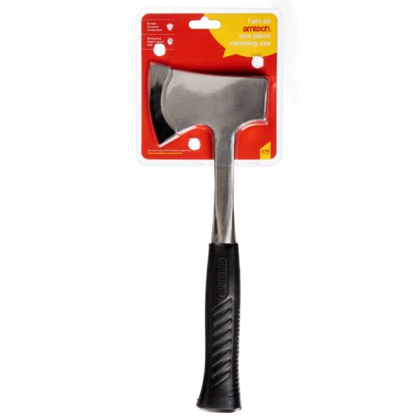 One piece camping axe