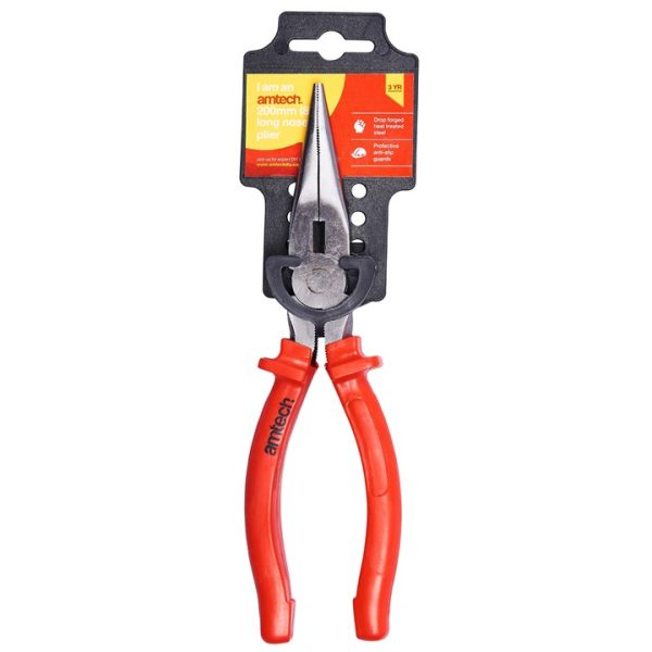 200mm (8") Superior long nose pliers