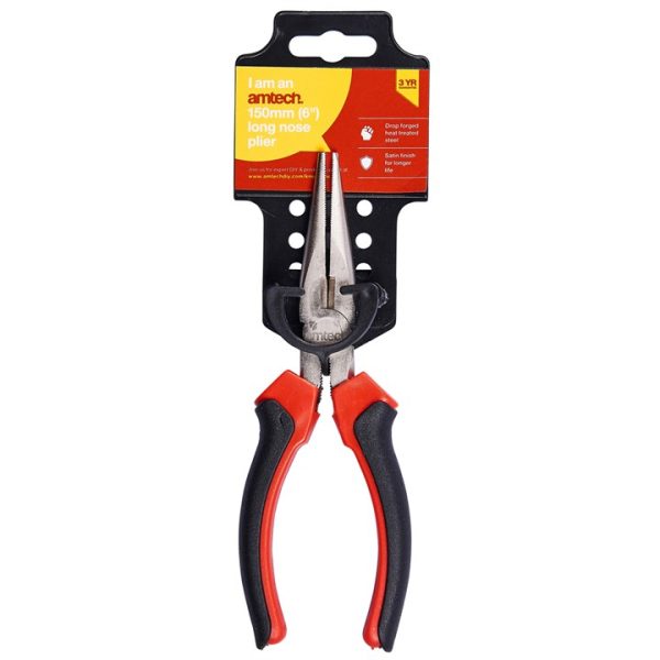 150mm (6") Pro long nose pliers