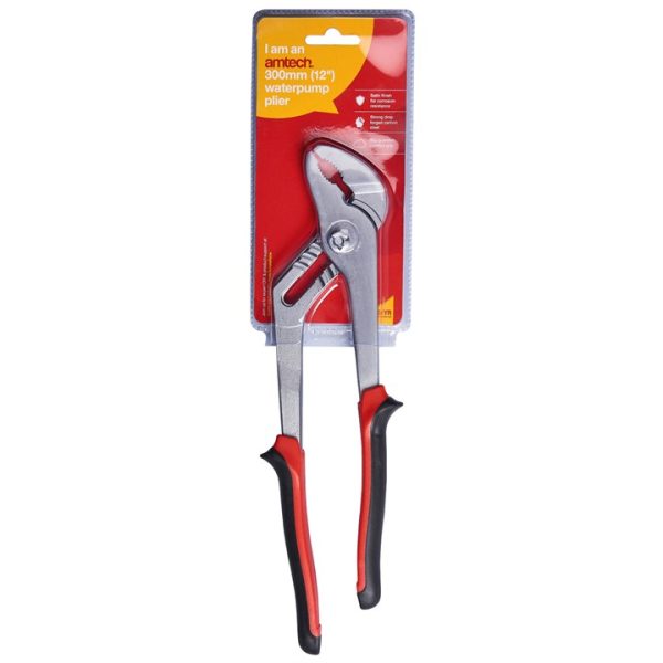 300mm (12") Water pump pliers with comfort grip