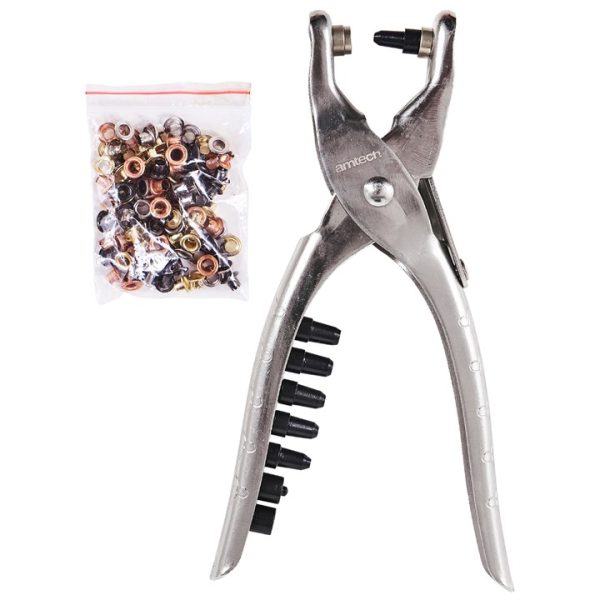 Hole punch & eyelet plier