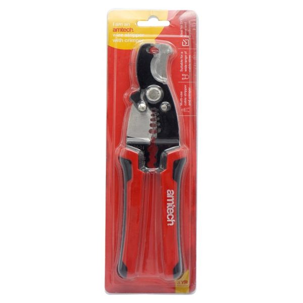 Wire stripper with crimper