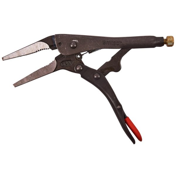 230mm (9") Long nose locking pliers