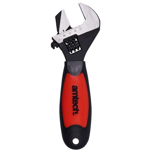 2-in-1 Stubby pipe wrench/adjustable wrench