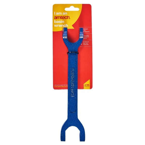 Fixed basin wrench