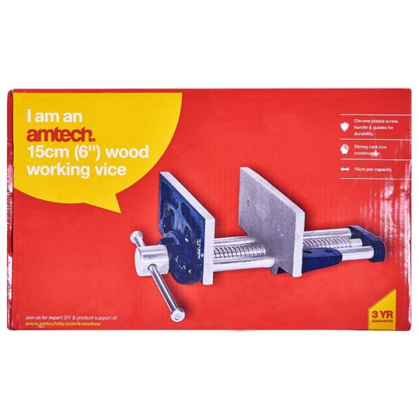 150mm (6") Woodworking vice