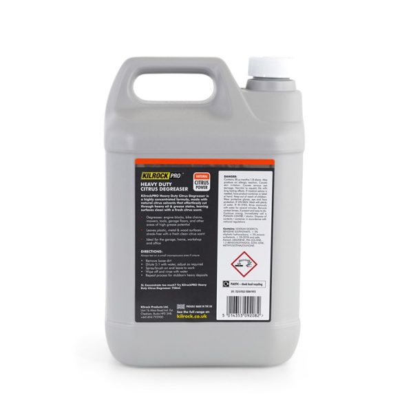 Kilrock Heavy Duty Citrus Degreaser Concentrate 5000ml