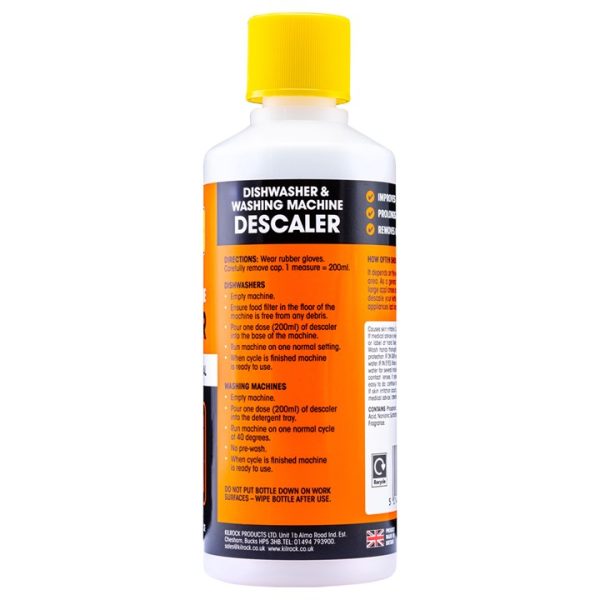 Kilrock Dishwasher & Washing Machine Descaler 400ml