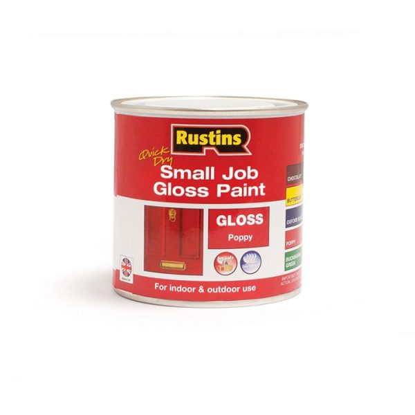 Rustins Quick Dry Small Job Poppy 250Ml (Gppow250)