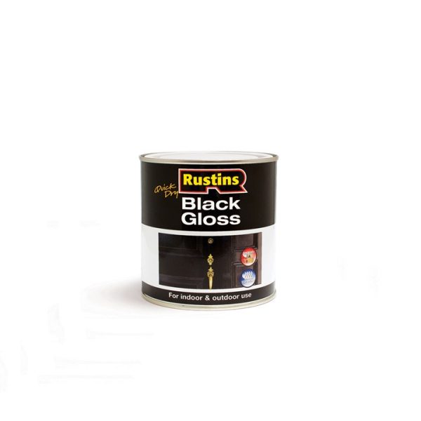 Rustins Quick Dry Black Gloss 250Ml (Blagw250)