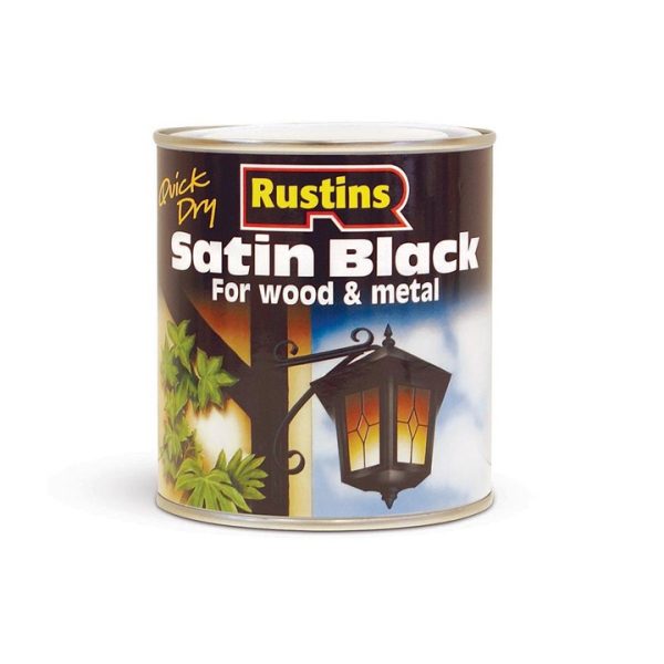 Rustins Satin Black 500Ml (Satb500)