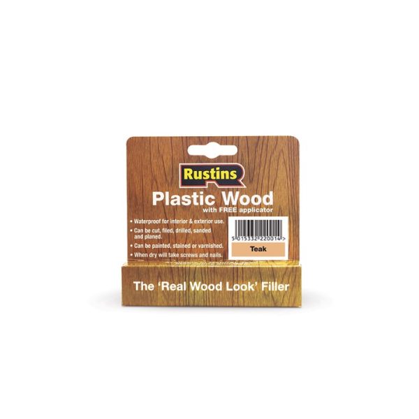 Rustins Plastic Wood Teak (Pwtetu)