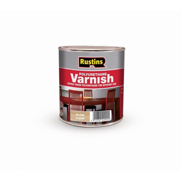 Rustins Poly Varnish Gloss Clear 250ML