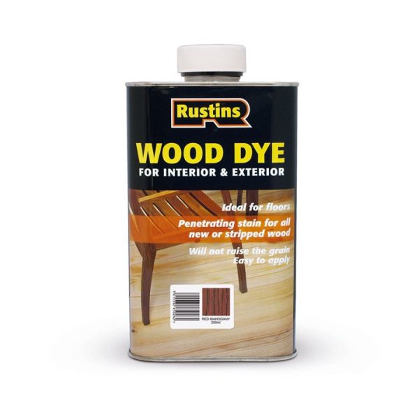 Rustins Wood Dye Red Mahogany 250Ml (Wdrm250)