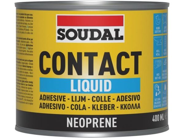 Soudal Contact Adhesive Liquid - YELLOW (400ml)