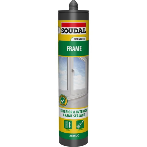 Soudal Frame Sealant - Extra WHITE (290ml)