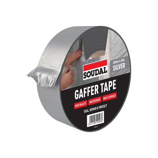 Soudal gaffer tape - SILVER (48mm x 45m)