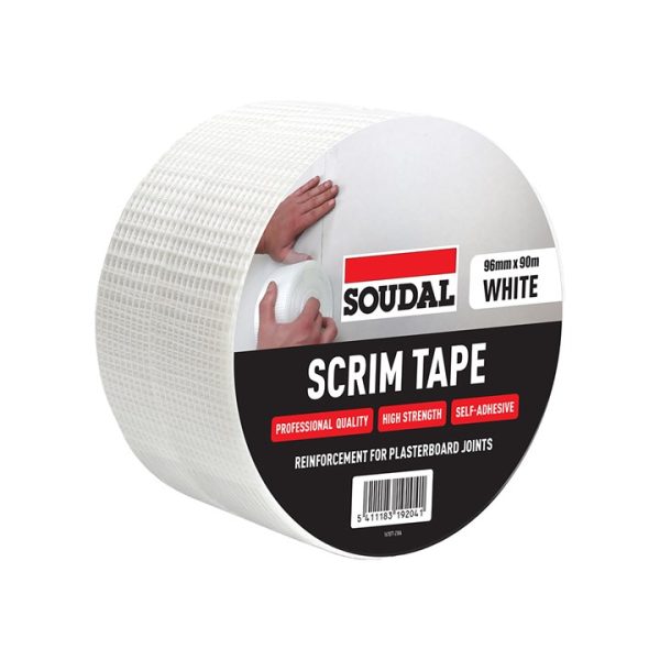 Soudal scrim tape - WHITE (96mm x 90m)