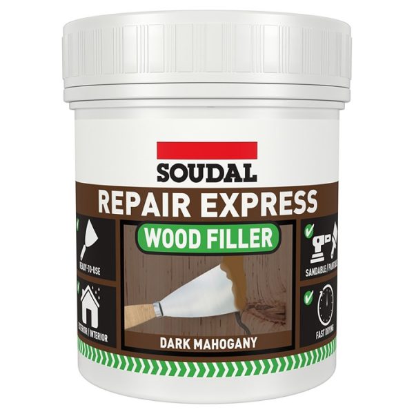 Soudal repair express wood filler - DARK (400g)