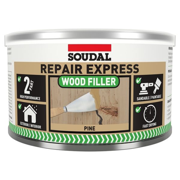 Soudal repair express wood filler 2 P - PINE (500g)