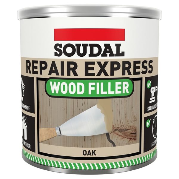 Soudal repair express wood filler 2 P - OAK (1.5kg)