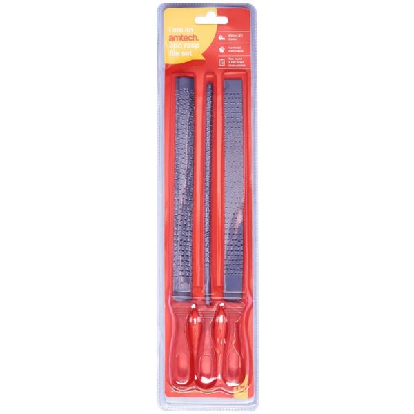 3 Piece rasp file set