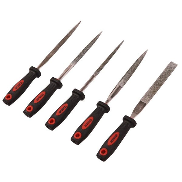 5 Piece 100mm (4") diamond file set