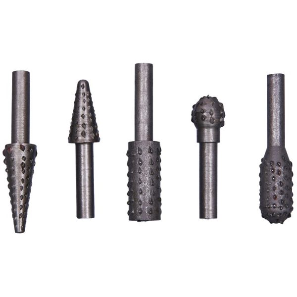 5 Piece rotary burr set