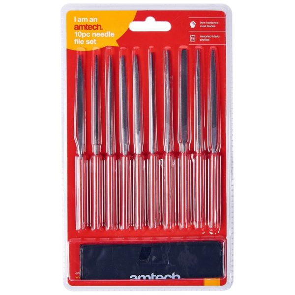 10 Piece 140mm (5.5")steel needle file set