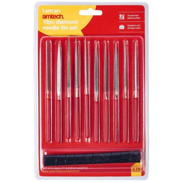 10 Piece diamond needle file set