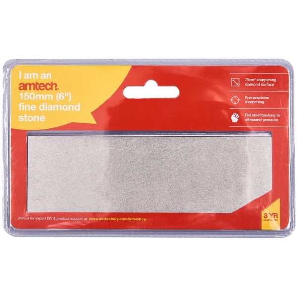 150mm (6") Fine diamond sharpening stone