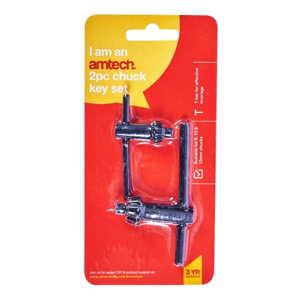 2 Piece chuck key set