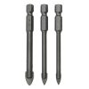 3 Piece hex tile and glass drill bit set