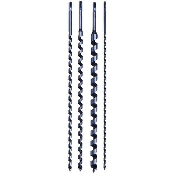 4 Piece auger drill bit set (600mm length)