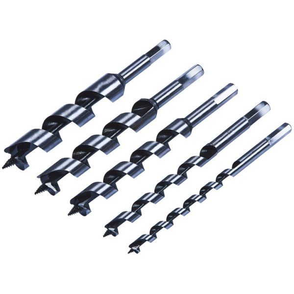 5 Piece auger drill bit set (200mm length)