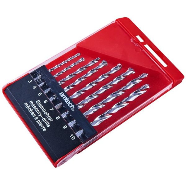 8 Piece Tungsten masonry drill bit set