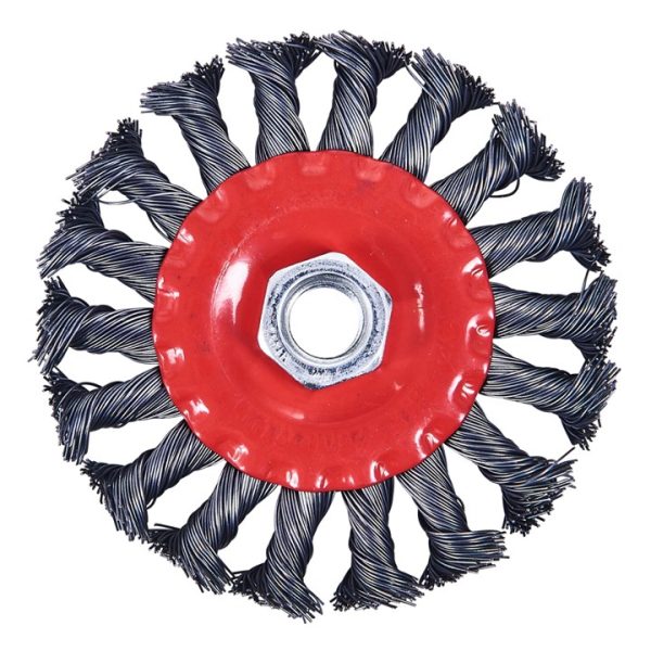 100mm (4") Twist knot wire wheel