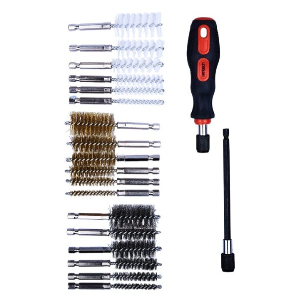 20 Piece wire brush cleaning kit