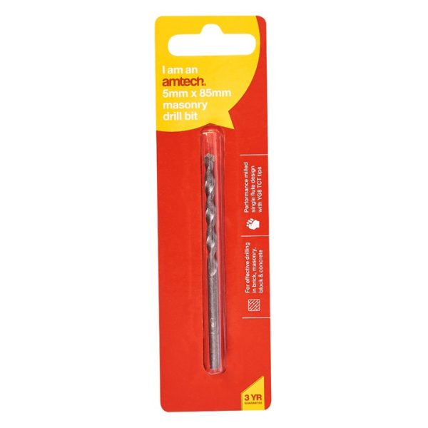 5mm x 85mm Masonry drill bit