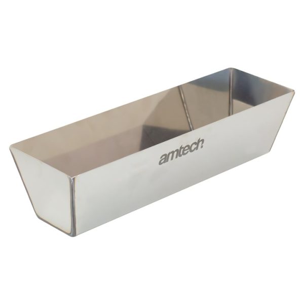 Decorator's stainless steel mud pan