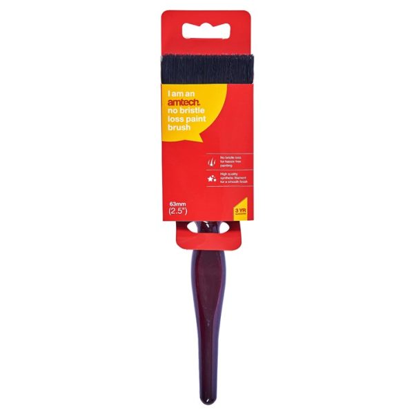 63mm (2.5") No bristle loss paint brush