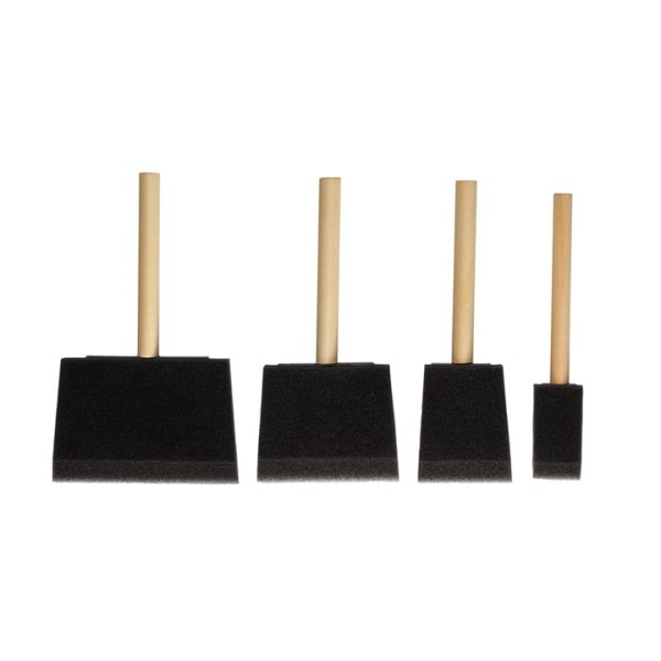 Amtech 4-Piece poly foam brush set