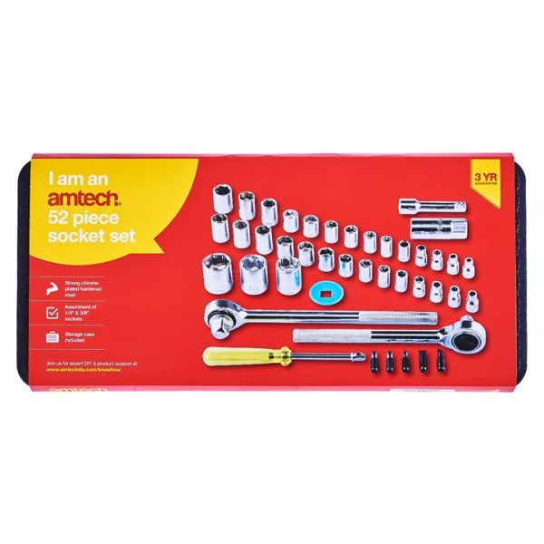 52 Piece socket set