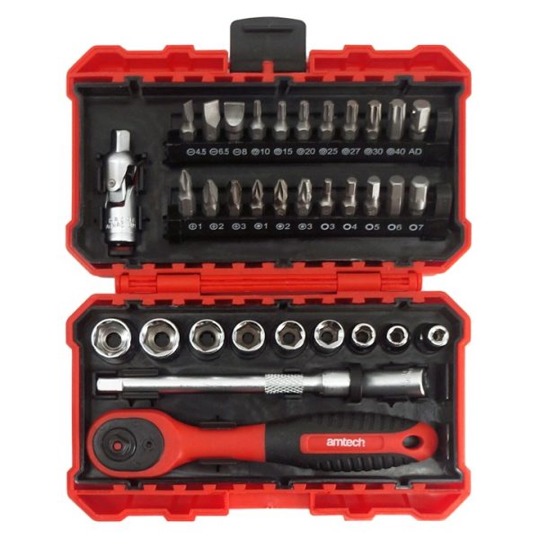 35 Piece ¼" drive metric socket set