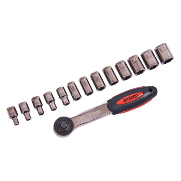 14 Piece 1/4" socket set