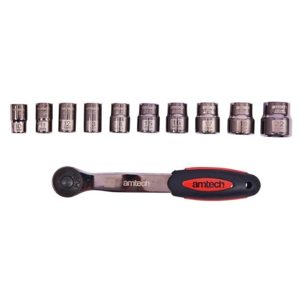 11 Piece 3/8" socket set